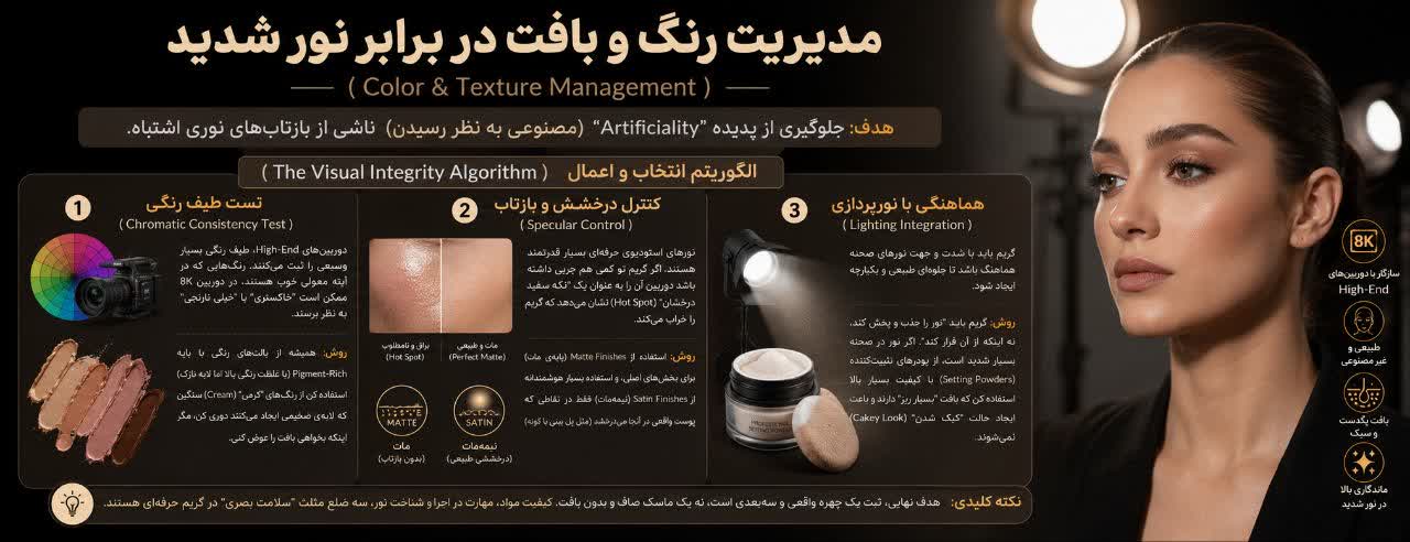 مدیریت رنگ و بافت در برابر نور شدید (Color & Texture Management)